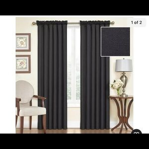 Eclipse Blackout Grommet Curtain Panel Rowland